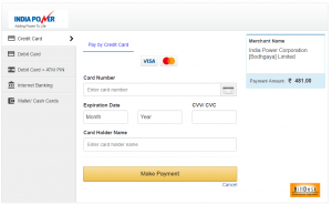 Payment Page