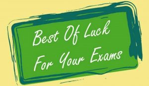 Best of luck